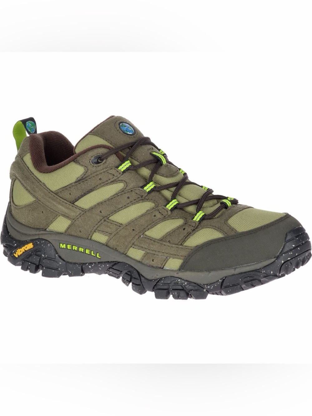 Merrell Men's Moab 2 Vegan Hiking Shoe Sneaker Olive Walking Grip Hommes 11.5